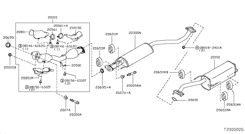 Exhaust Tube Muffler