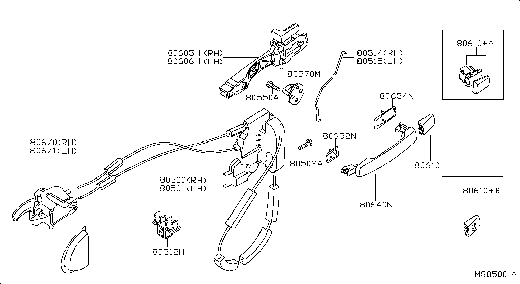 Front Door Lock Handle