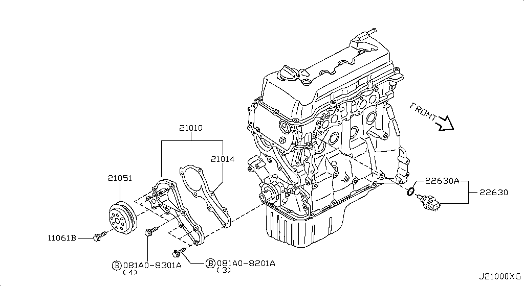 Bomba de agua, ventilador de refrigeración y termostato