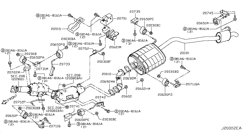 Exhaust Tube Muffler