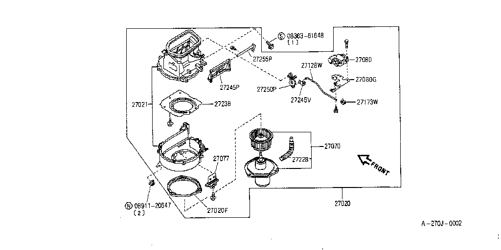 Heater Blower Unit