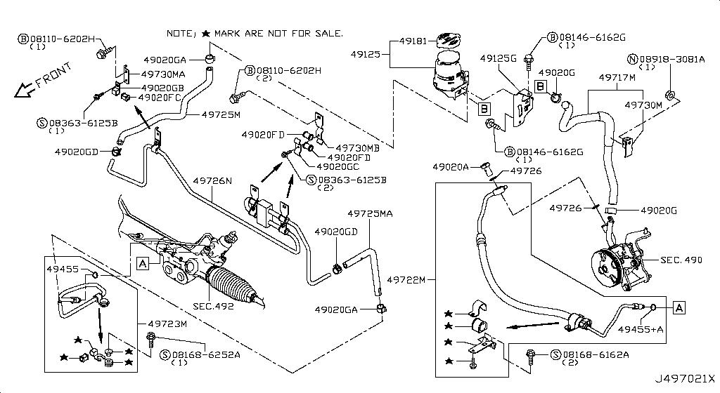 Power Steering Piping