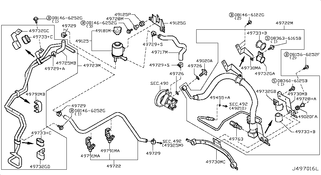 Power Steering Piping