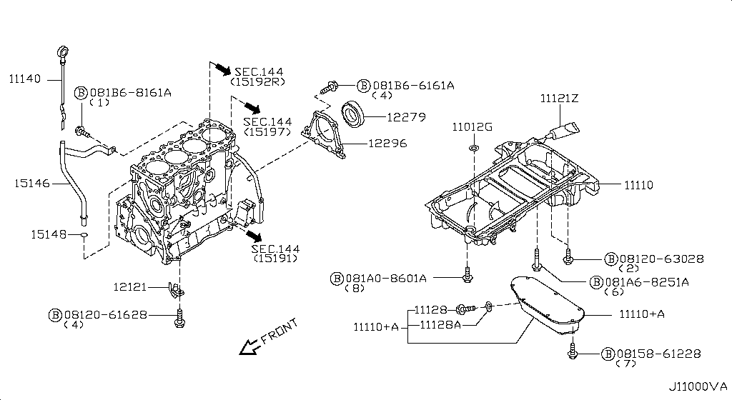 Cylinder Block & Oil Pan