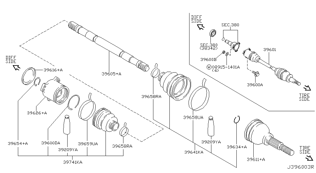 Rear Drive Shaft
