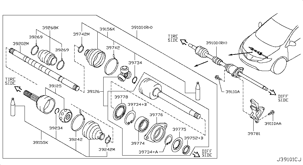 Front Drive Shaft
