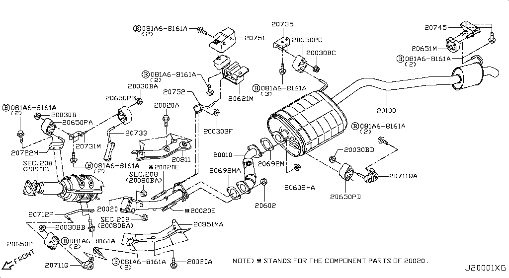 Exhaust Tube Muffler