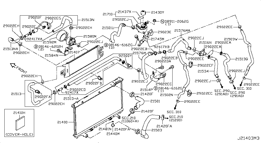 Radiator Shroud Inverter Cooling