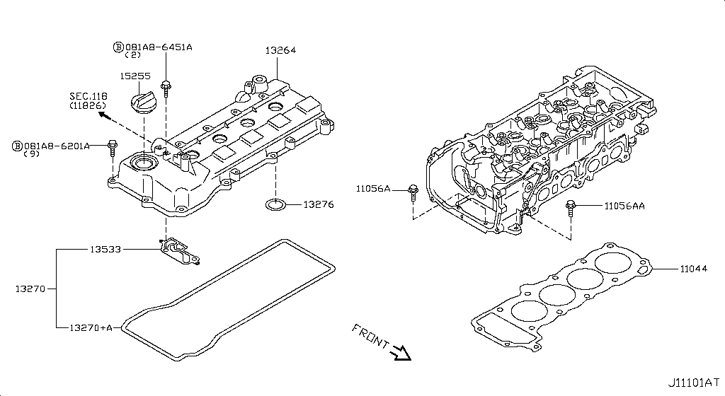 Cylinder Head & Rocker Cover