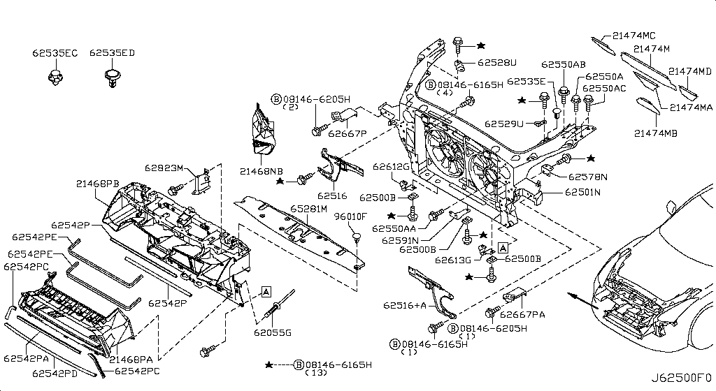 Front Apron & Radiator Core Support