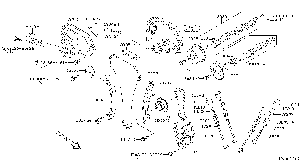 Camshaft & Valve Mechanism