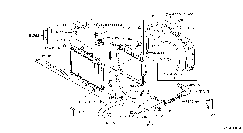 Radiator Shroud Inverter Cooling