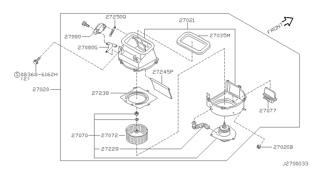 Heater Blower Unit