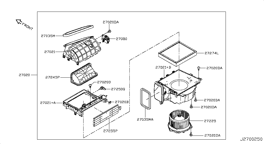 Heater Blower Unit