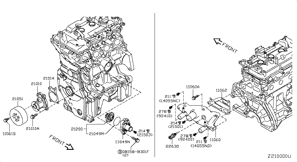 Water Pump, Cooling Fan & Thermostat