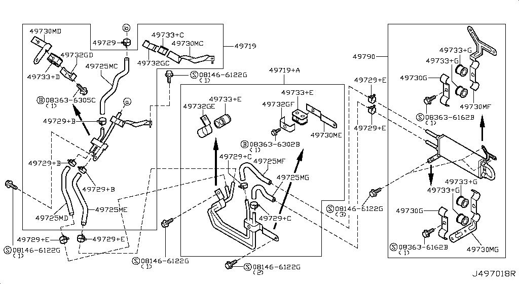 Power Steering Piping