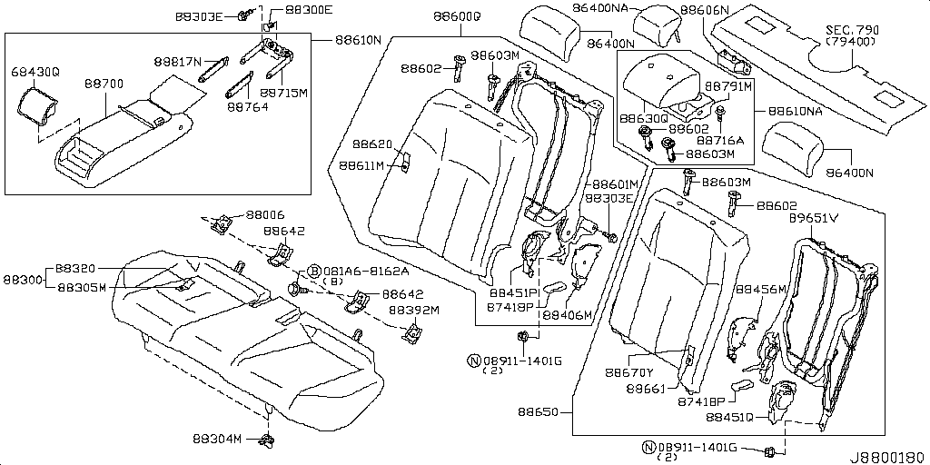 Moldura de hoja trasera