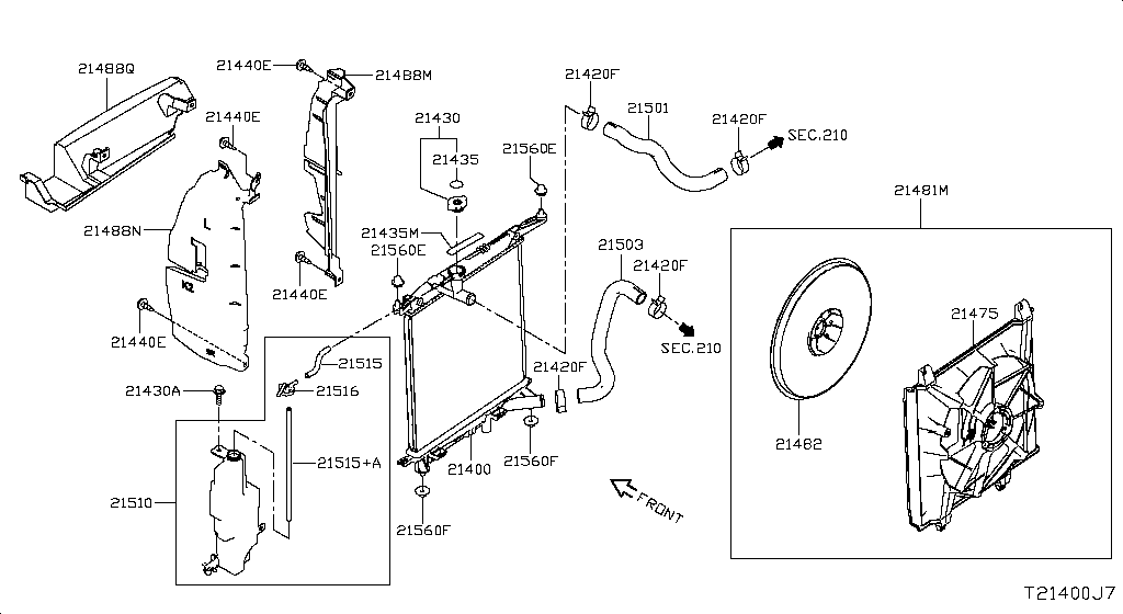 Radiator Shroud Inverter Cooling