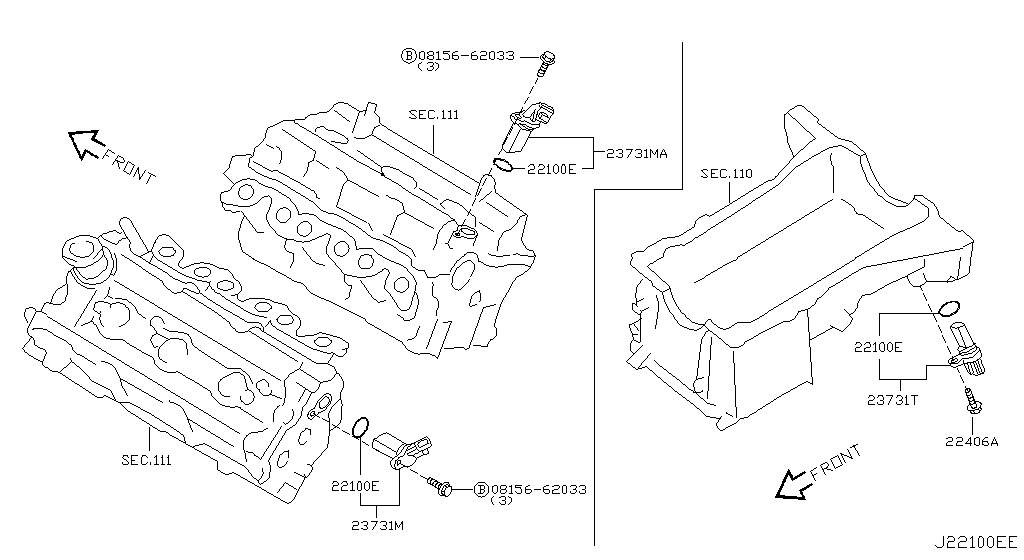 Distributor Ignition Timing Sensor