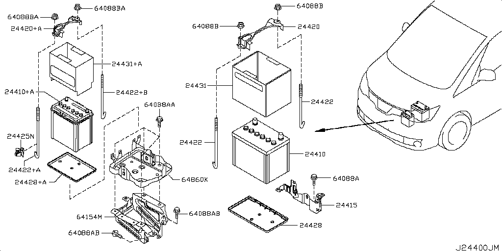 Battery & Battery Mounting