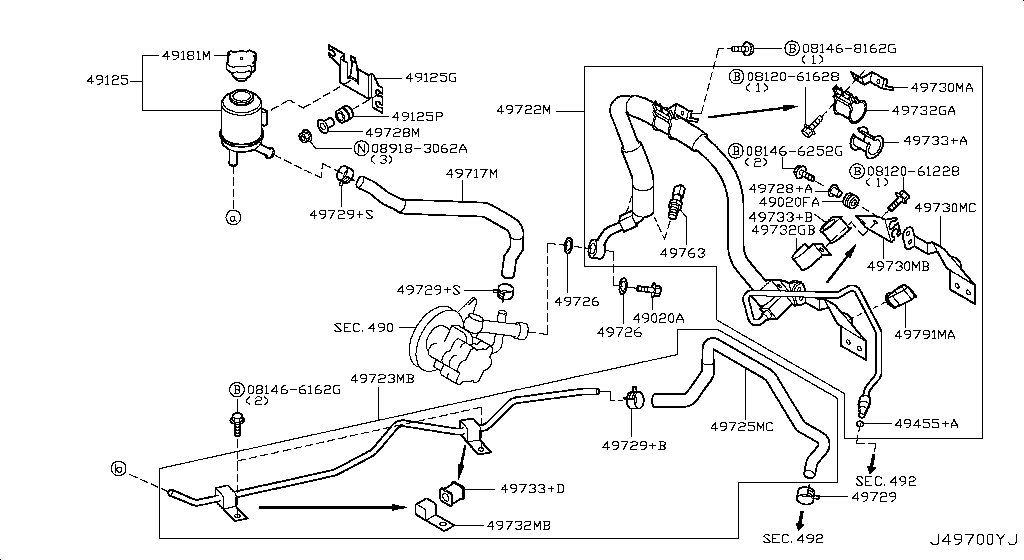 Power Steering Piping