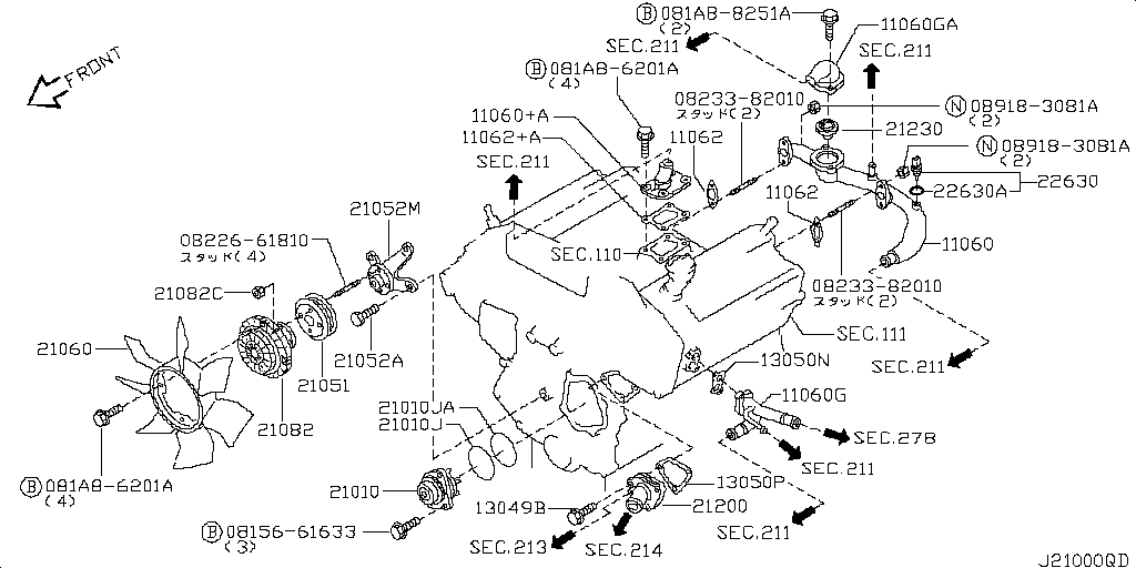 Water Pump & Cooling Fan & Thermostat