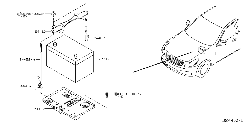 Battery & Battery Mounting