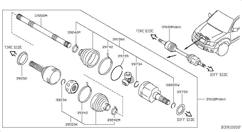 Front Drive Shaft