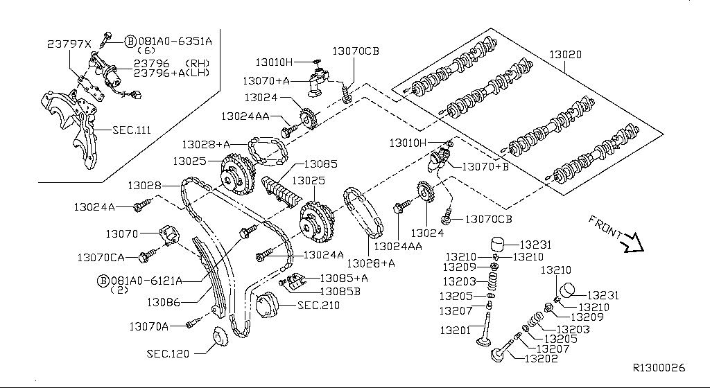 Camshaft & Valve Mechanism