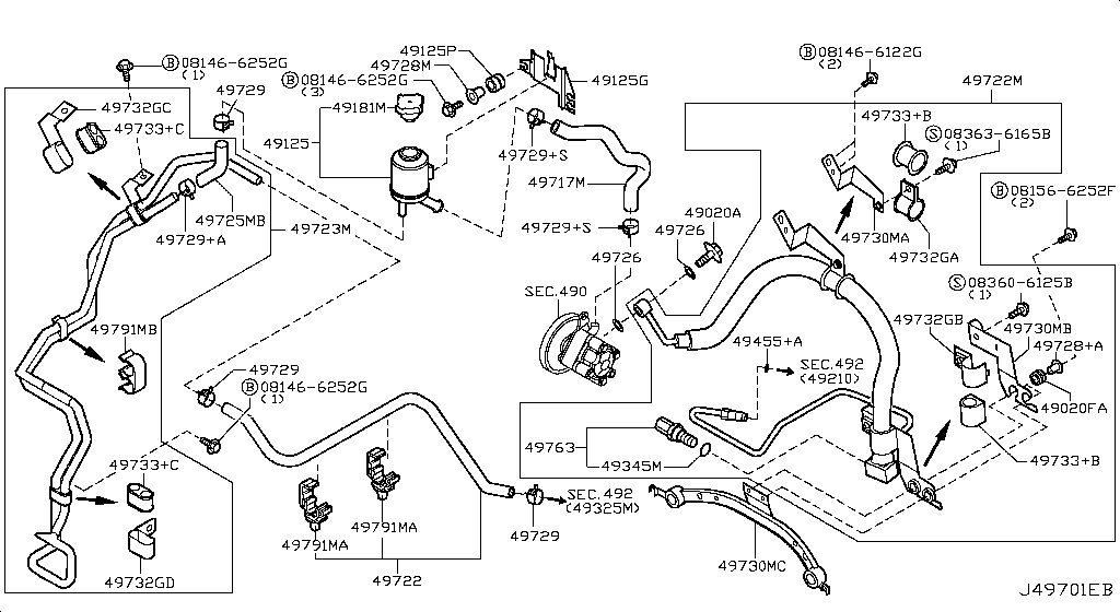 Power Steering Piping