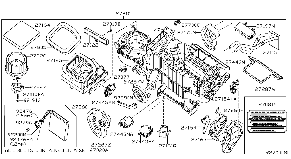 Heater Blower Unit