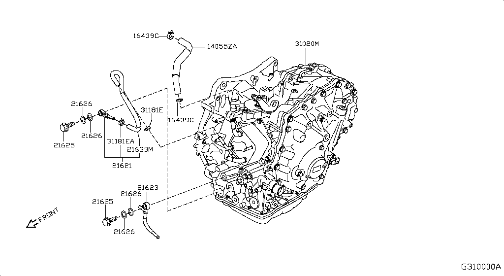 Transmisión, transeje y montaje
