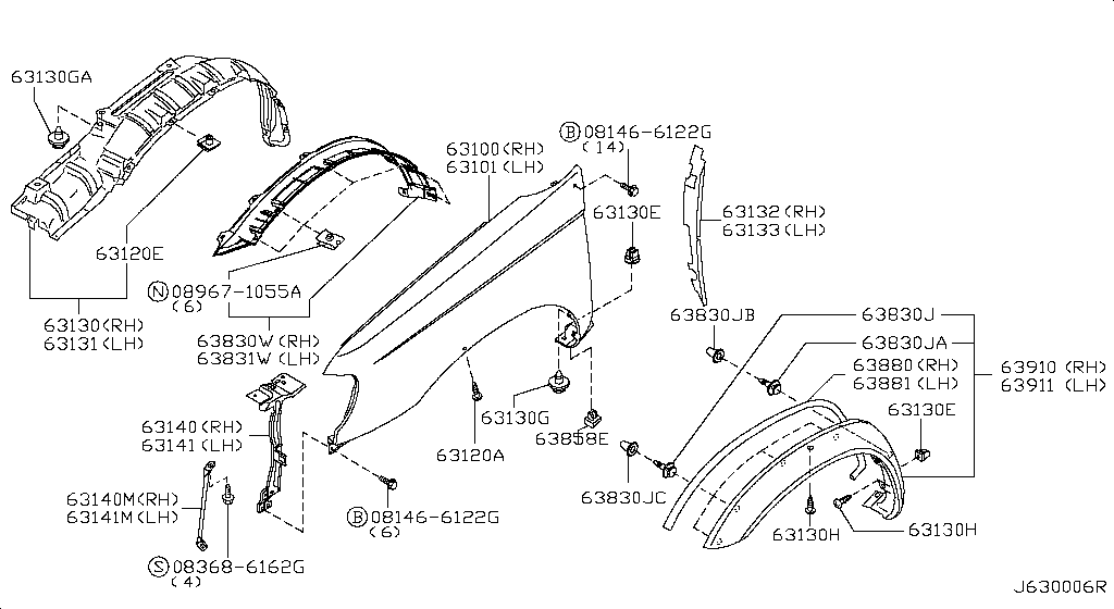 Front Fender & Fitting