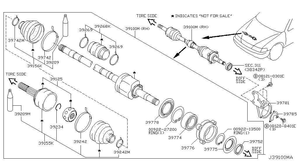 Front Drive Shaft