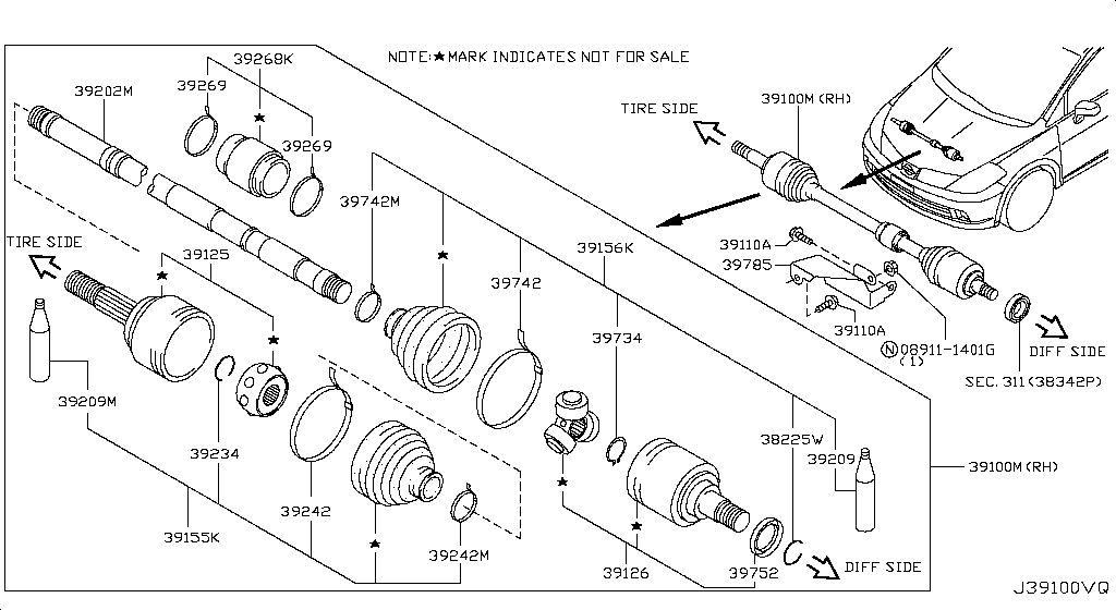 Front Drive Shaft