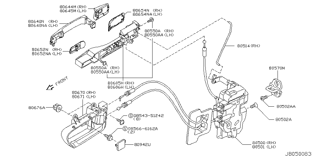 Front Door Lock & Handle