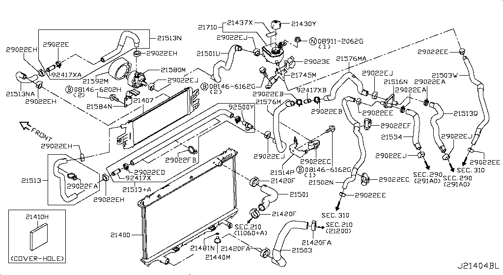 Radiator Shroud Inverter Cooling