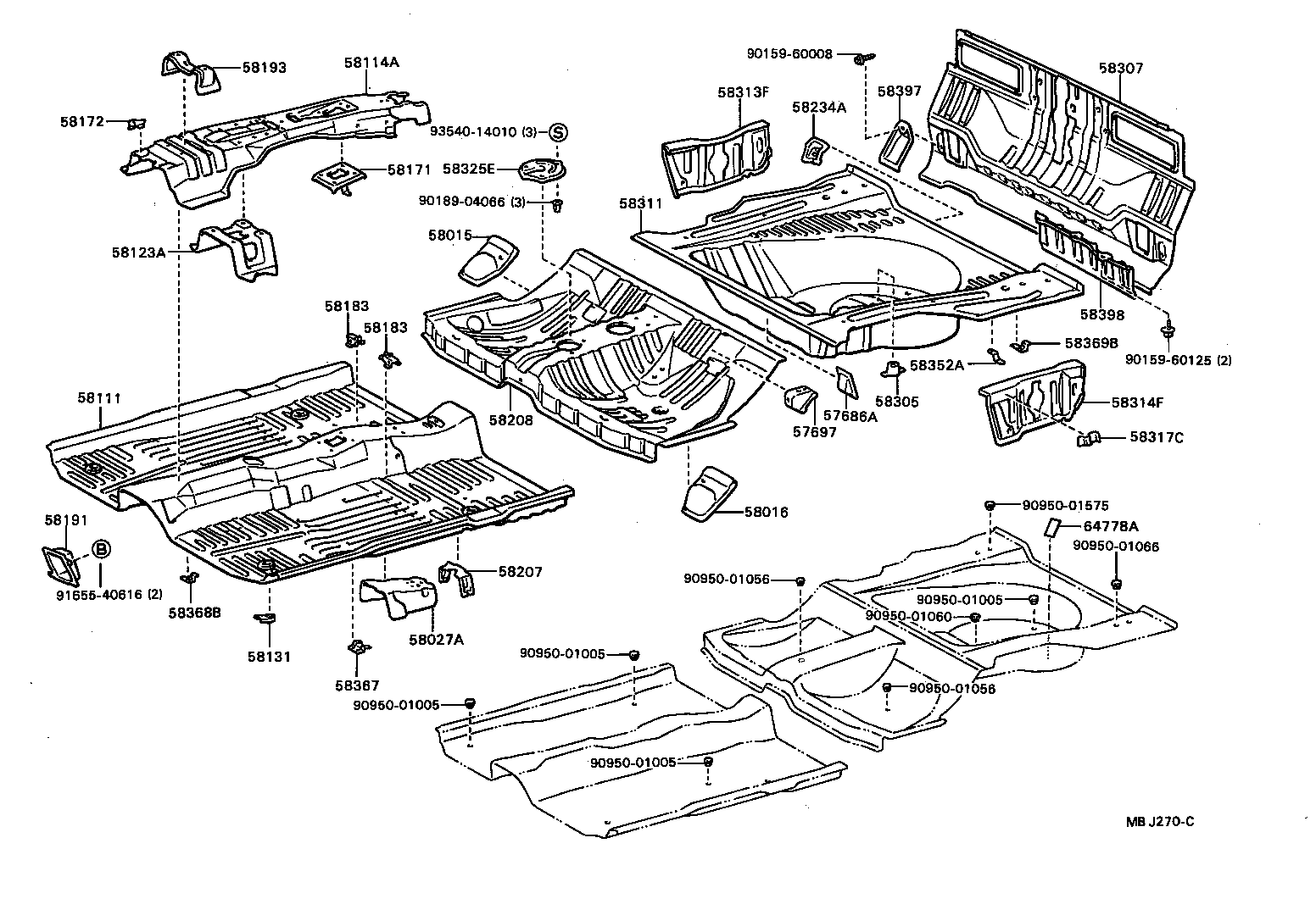 Floor Pan & Lower Back Panel