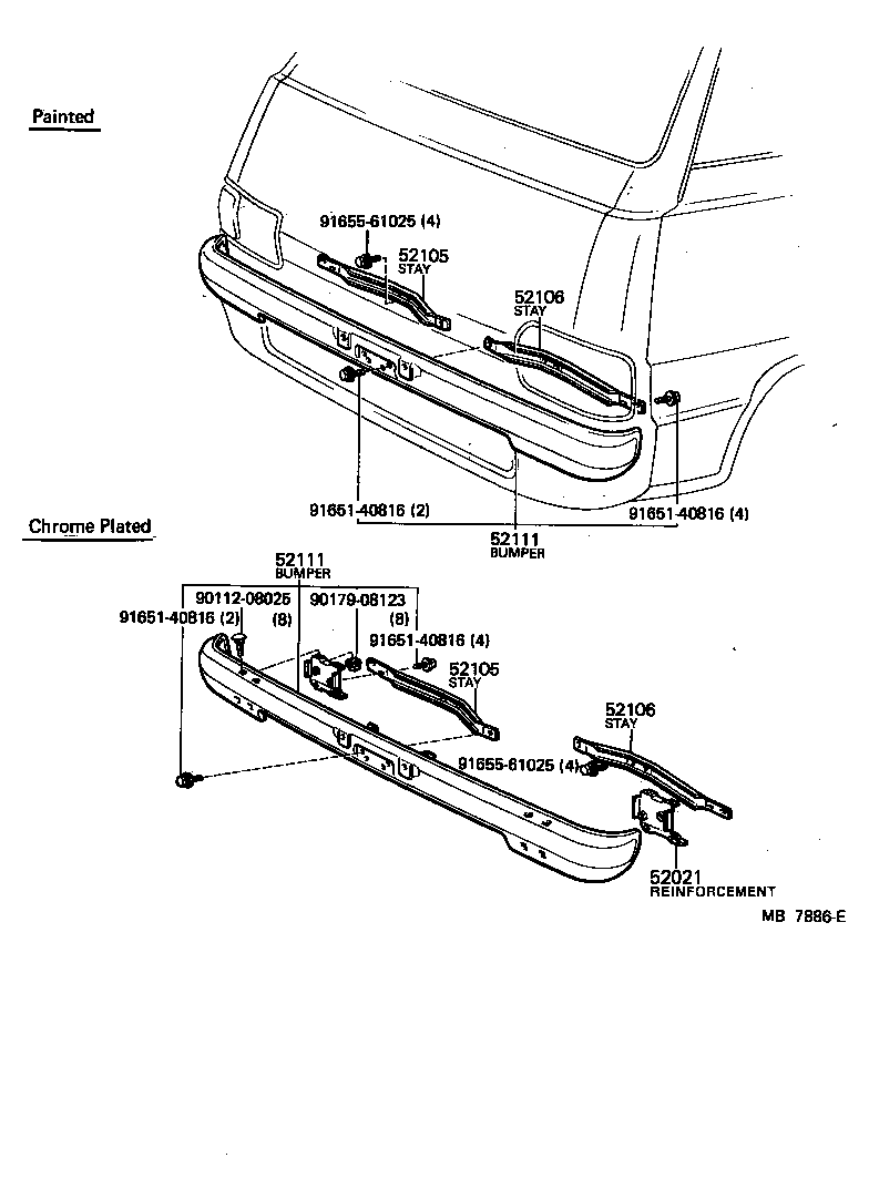 Front Bumper Bumper Stay