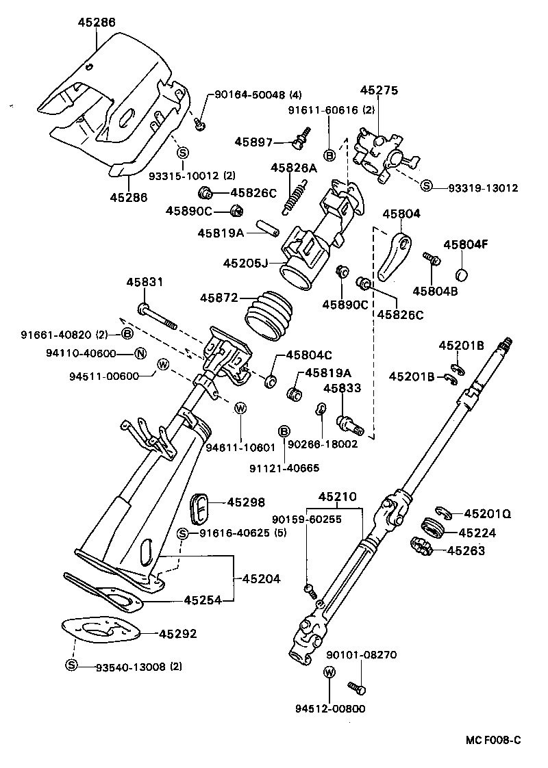 Steering Column & Shaft