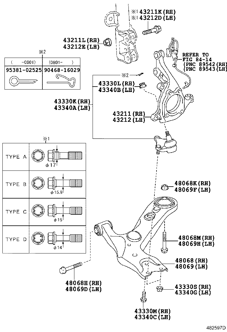 Front Axle Arm Steering Knuckle