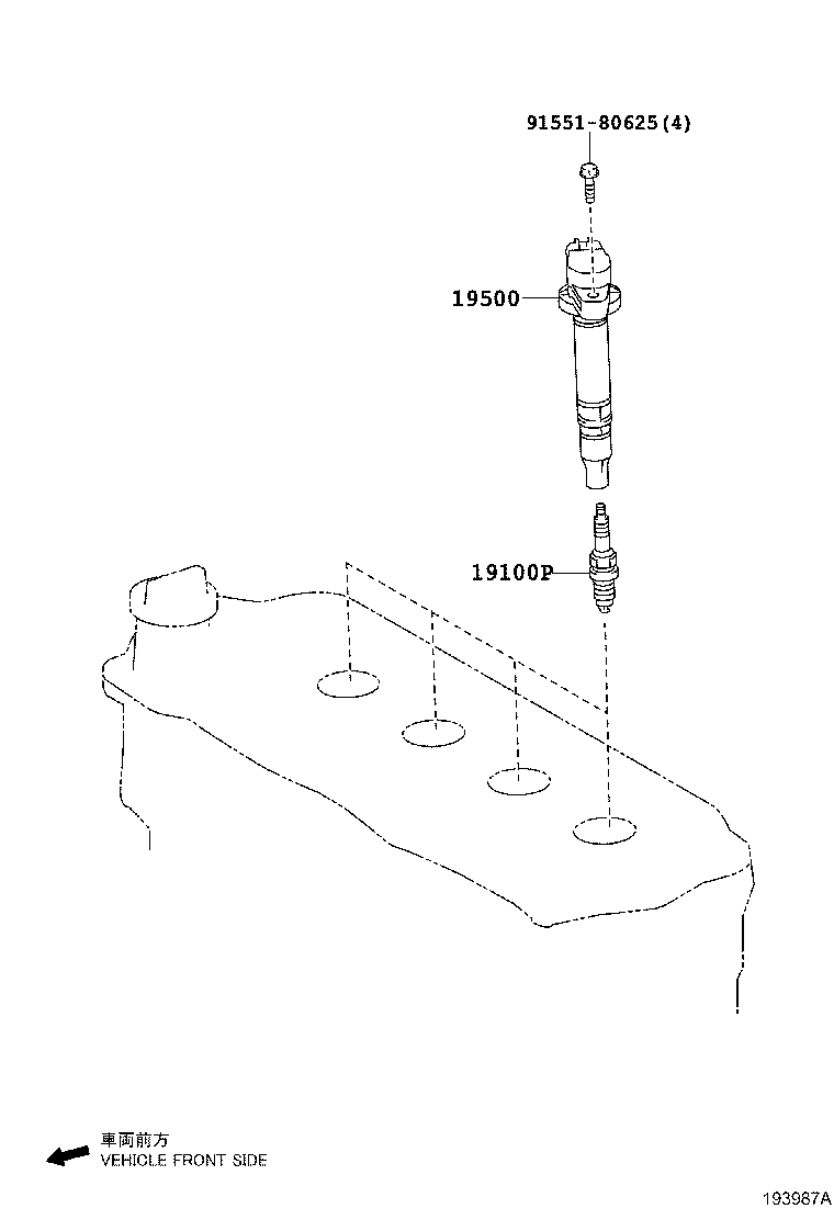 Ignition Coil Spark Plug Glow Plug