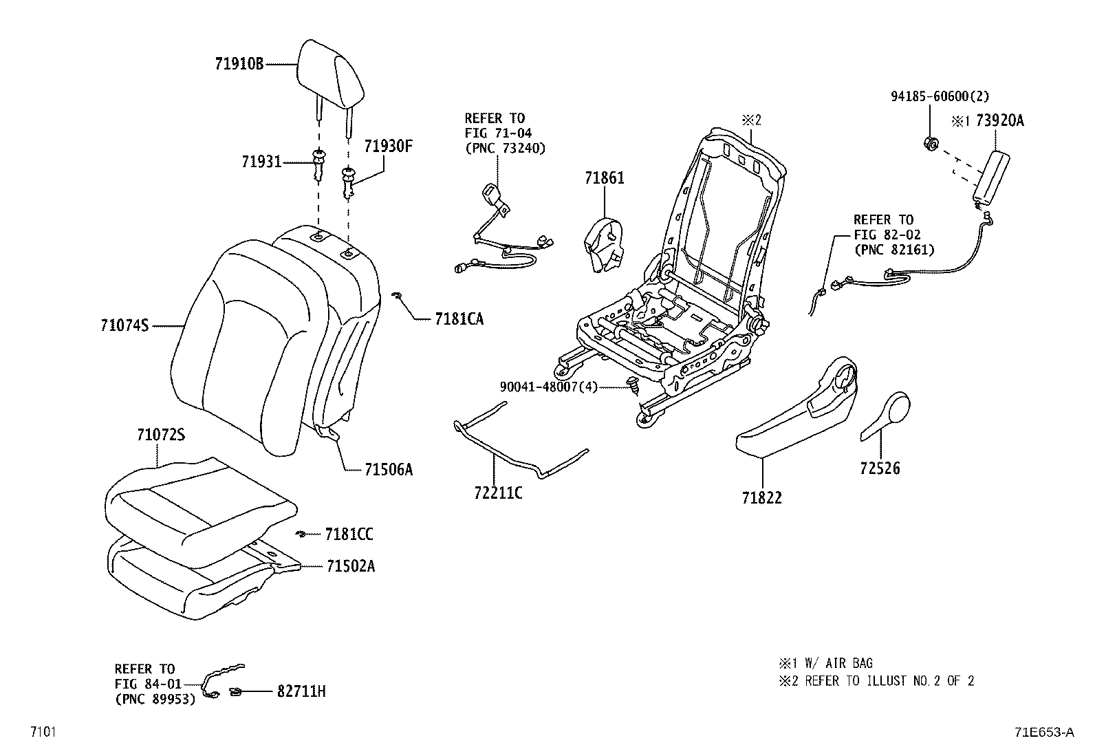 Front Seat & Seat Track