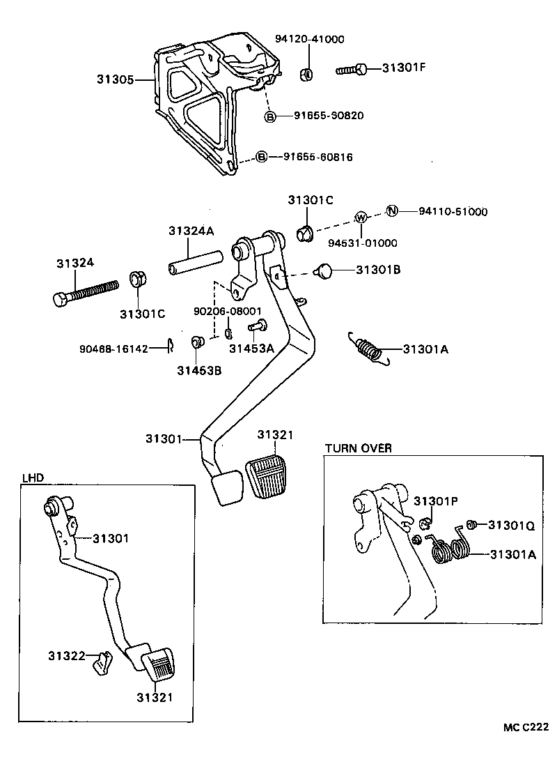 Clutch & Release Fork