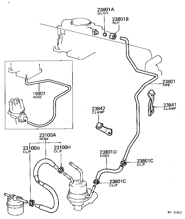 Fuel Pipe Clamp