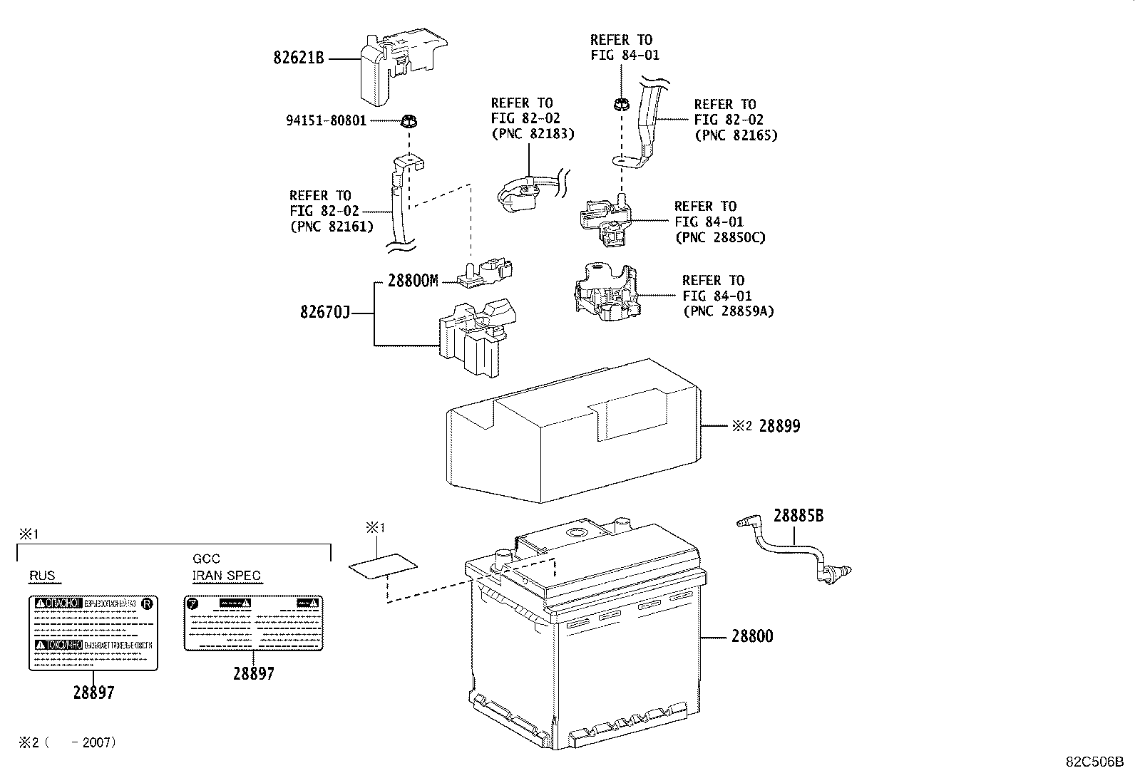 Battery Battery Cable
