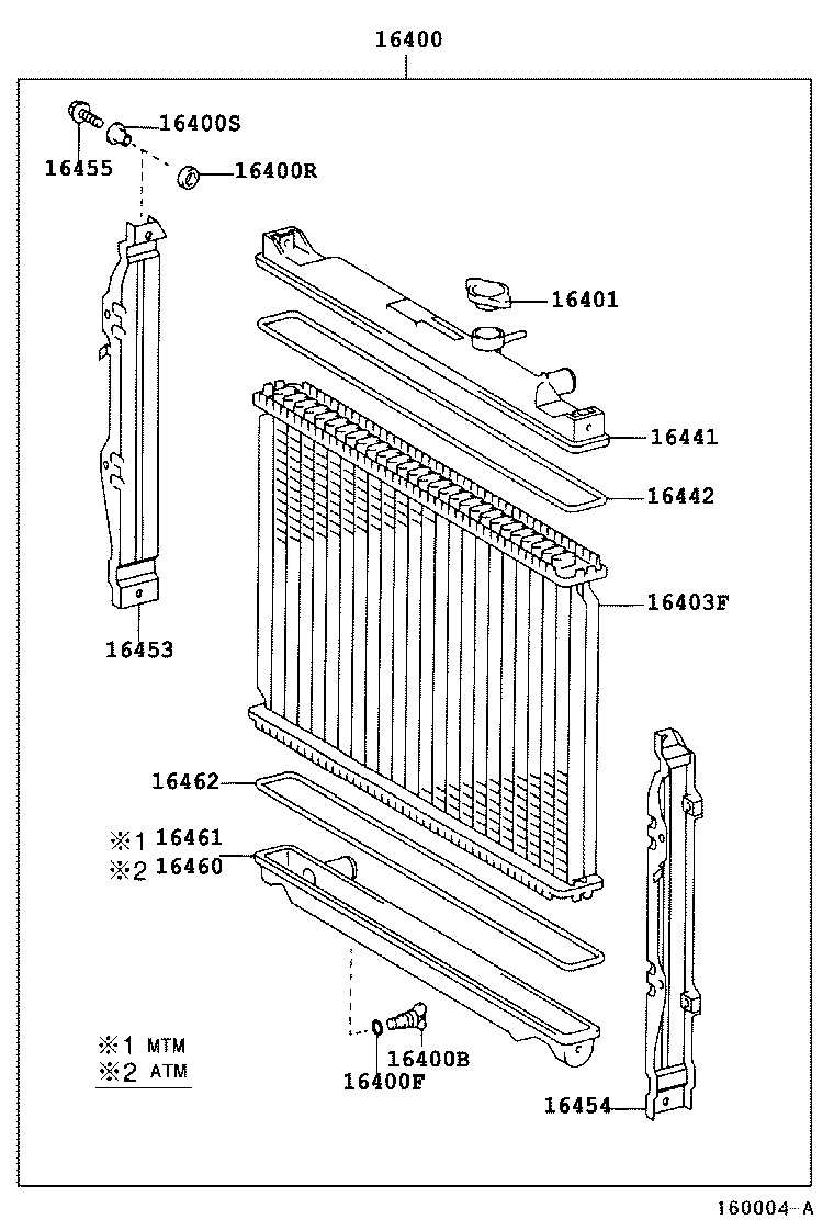 Radiator Water Outlet