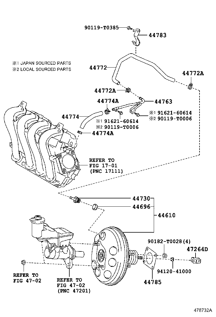 Brake Booster & Vacuum Tube