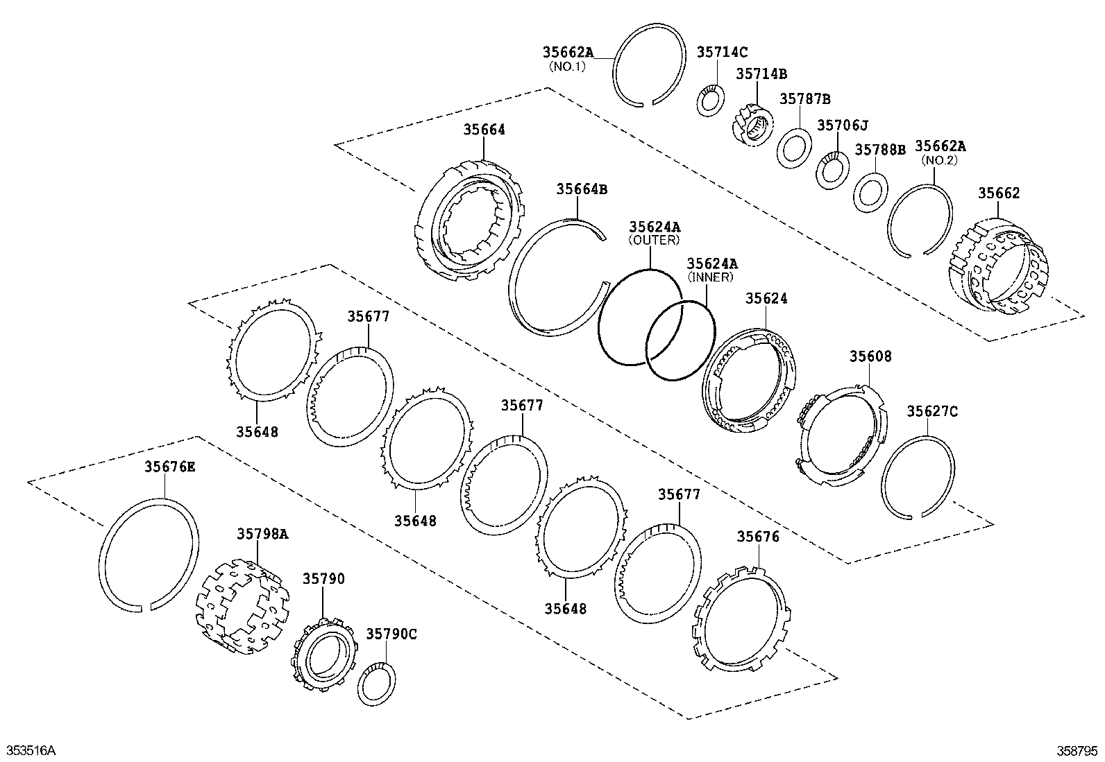 Center Support Planetary Sun Gear