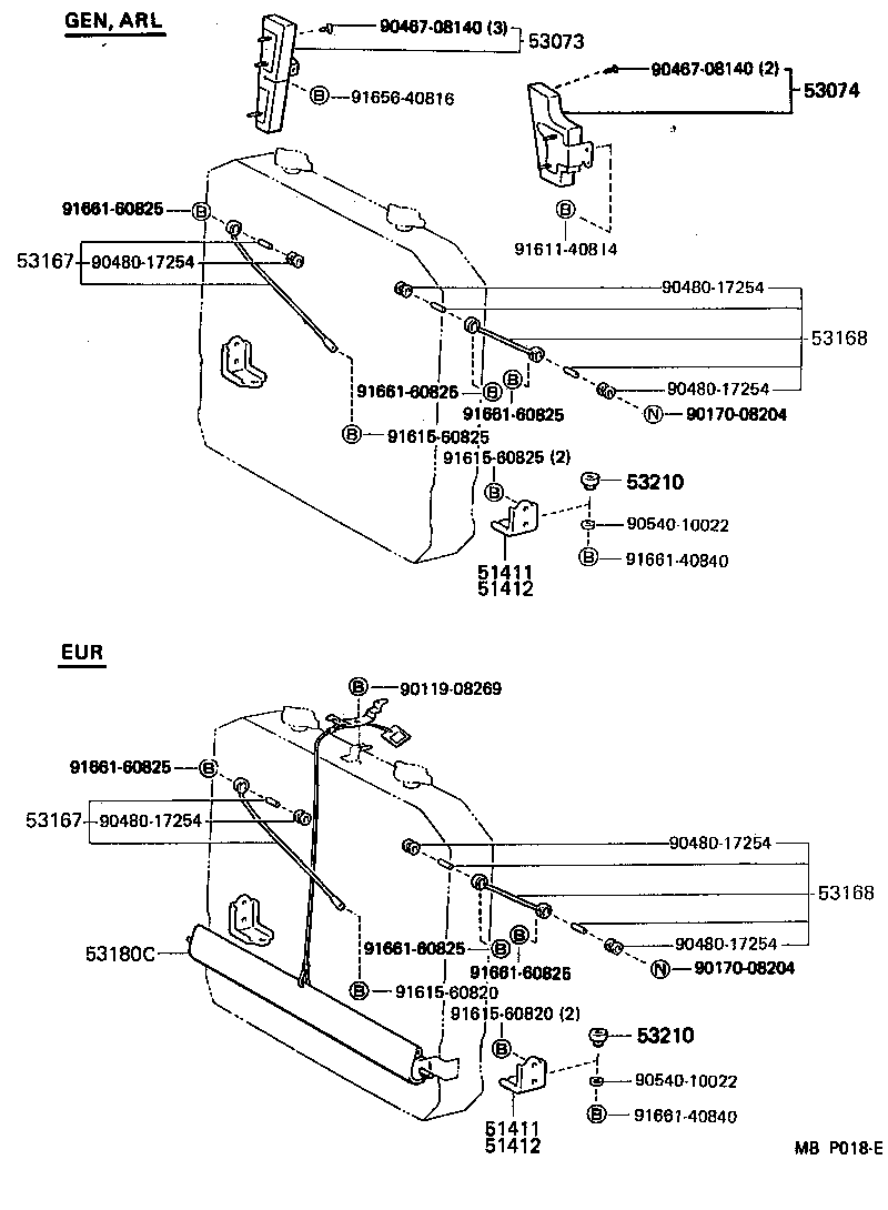 Radiator Support Wind Guide